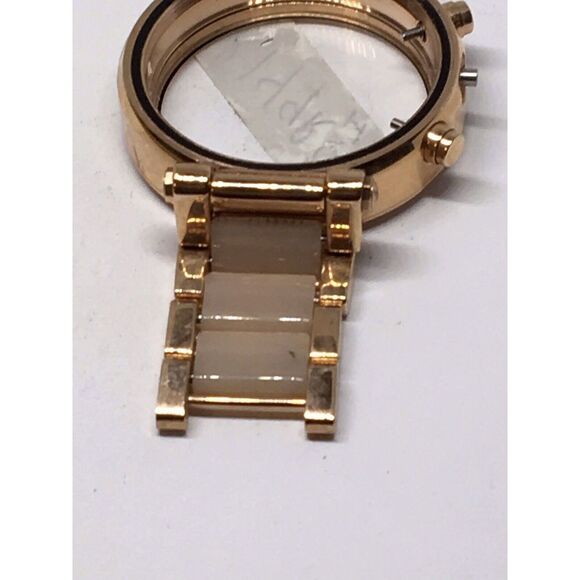 Authentic Fossil Watch Bracelet Parts Links Case Band 18mm Rose Gold/Pink A652 - Picture 6 of 9